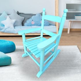 Children's rocking light Light Blue chair- Indoor or Outdoor -Suitable for kids-Durable (Color: as Pic)